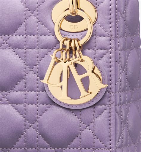 lilac dior bag|Mini Lady Dior Bag Lilac Cannage Lambskin .